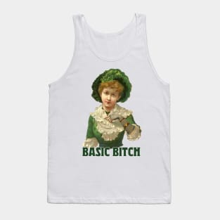 Basic Bitch / Humorous Vintage Design Tank Top